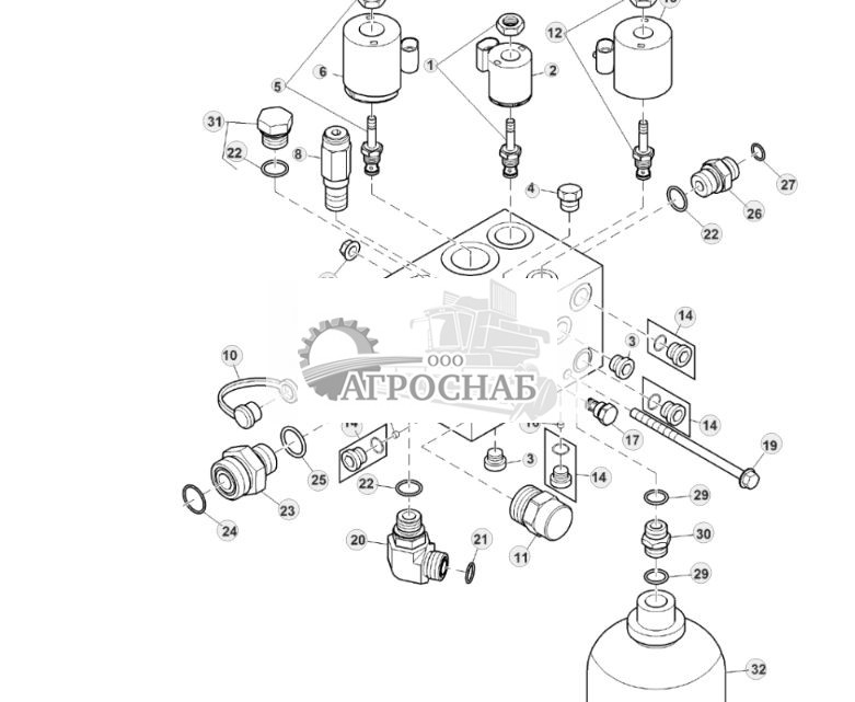 Клапан регулирования расхода механизма подъема жатки - ST831860 618.jpg